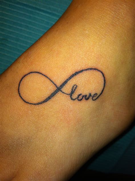 infinity love tattoo ideas