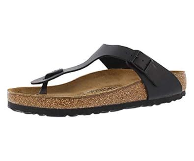 Birkenstock Gizeh Birko-Flor Thong,Black,37 M EU : Amazon.in: Shoes ...