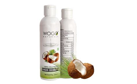Buy WOGO Natural Virgin Coconut Hair Oil | Cold Pressed Anti Hair Fall ...