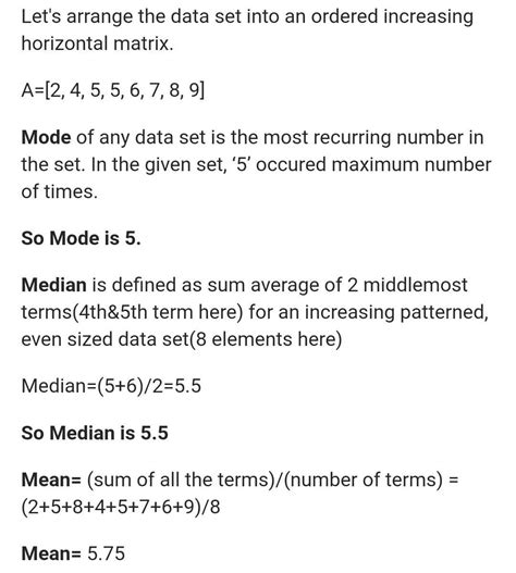 find the mode of the data 258 - Brainly.in