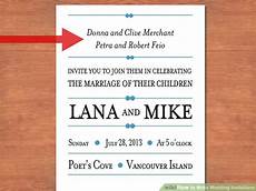 How To Write A Wedding Invitation by 3 Easy Ways To Write Wedding Invitations With Pictures How To Write A Wedding Invitation