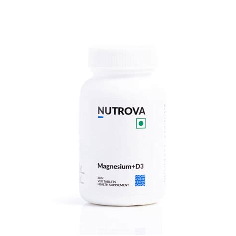 Nutrova Magnesium + D3 Tablets – Sarinskin