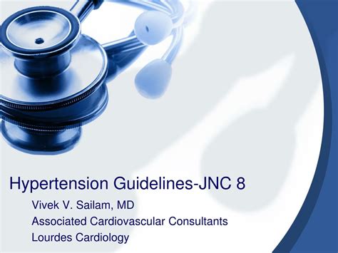 PPT - Hypertension Guidelines-JNC 8 PowerPoint Presentation, free ...