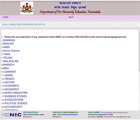 Sample question papers for the secondary PU exam for 2021-22 have been ...