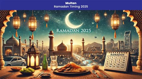 Multan Ramadan Timings 2025 Calendar - Today Sehri and Iftar Timetable ...