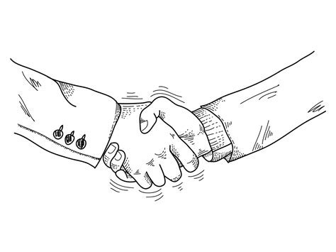 Handshake Drawing 的图像结果