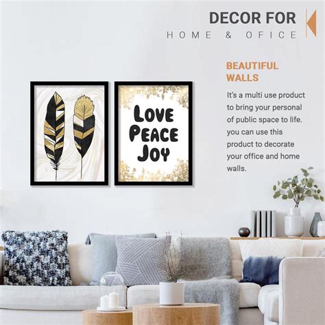 Modern Art Posters with Frame - Motivational Quotes Wall Frame – Kotart