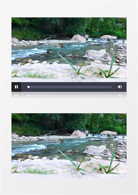 流水_绿色清澈小溪流水实拍视频素材模板下载_图客巴巴