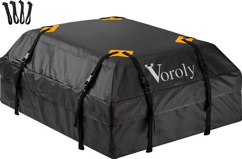 Voroly Rooftop top Cargo Carrier Bag 15 Cubic feet Waterproof for All ...
