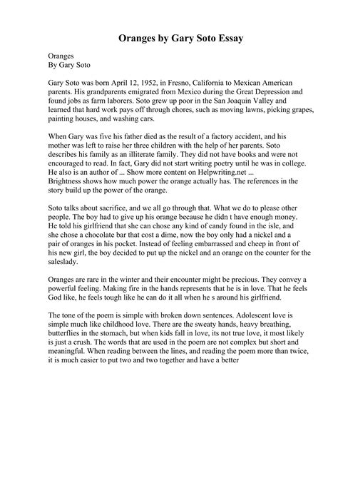 Visual Essay Example 的图像结果