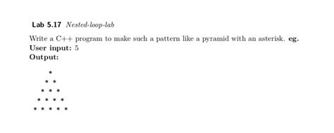Nested Loop Examples with Asterisk 的图像结果