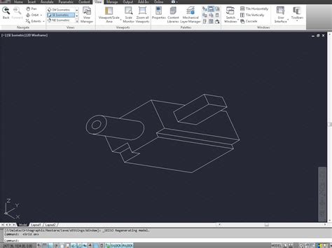 Isometric View AutoCAD 的图像结果