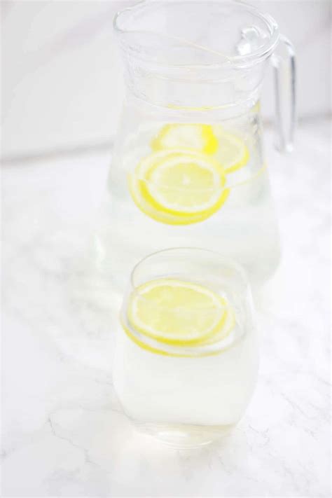 Glass Of Water With Lemon