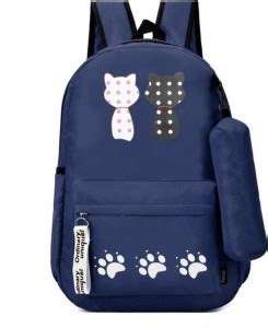 Toingo cat print 10 L Laptop Backpack Blue - Price in India | Flipkart.com