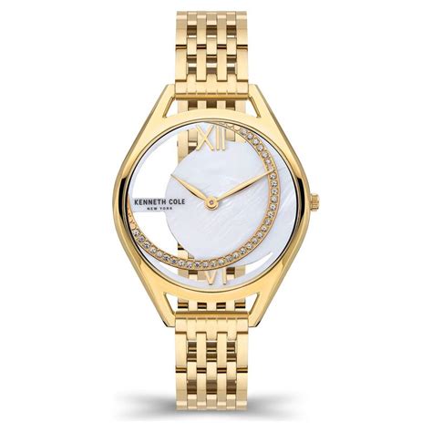 Buy Online Kenneth Cole Quartz Analog White Dial Stainless Steel Strap ...