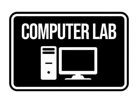 Computer Lab Sign Examples 的图像结果