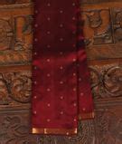 Buy Maroon Handwoven Kanjivaram Silk Saree T412159
