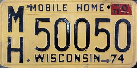 Wisconsin Recreational Vehicle License Plates