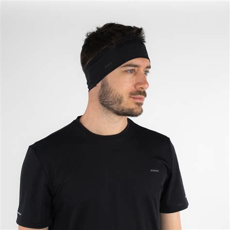 Buy Running Black Headband Online | Decathlon