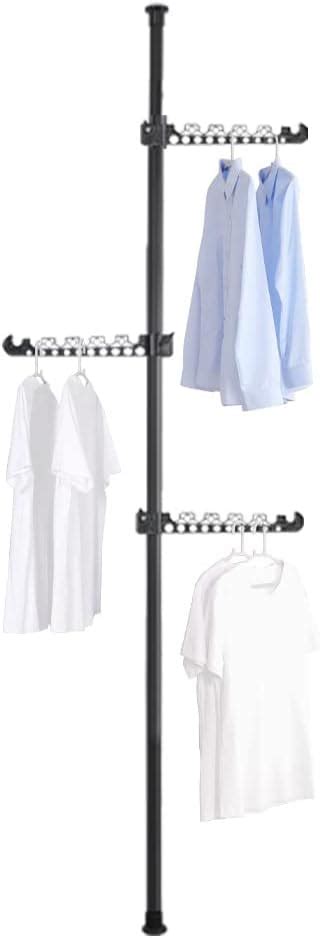 Hershii Adjustable Clothing Rack Laundry Tension India | Ubuy