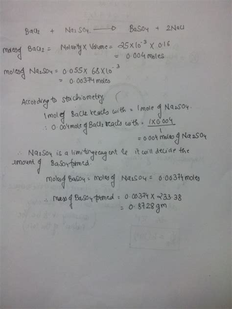 Barium chloride molar mass - myownpikol