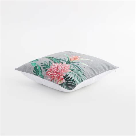Buy Velour Embellished Cushion Cover - 40x40cm from Home Centre at just ...