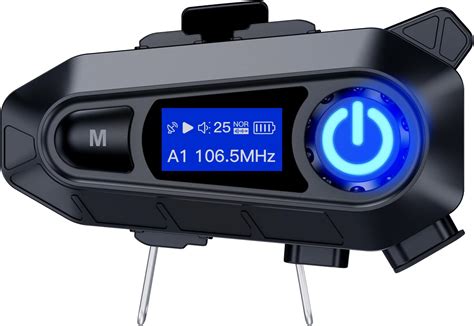 Motorcycle Helmet Bluetooth Headset, | CVC Noise Cancellation | FM ...
