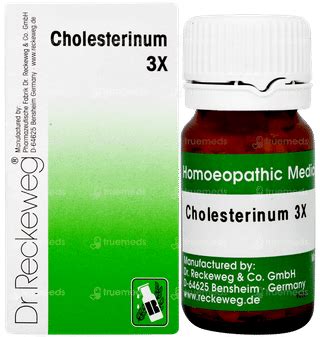 Dr Reckeweg Cholesterinum Trituration Tablet 3x 20 Gm - Uses, Side ...
