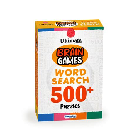 The Ultimate Brain Games- Word Search for children: Set of 4 Books Bra