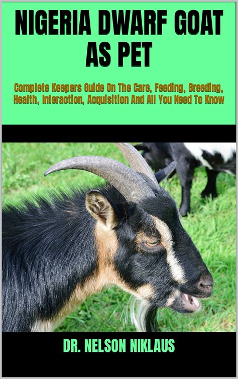 Buy NIGERIA DWARF GOAT AS PET : Complete Keepers Guide On The Care ...