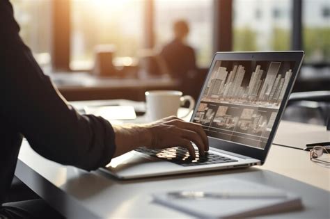 Business Person Working On Computer 的图像结果