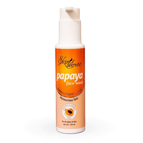 Buy Papaya Face Wash with Luscious Fragrance (100 ml) – Skin Secrets ...