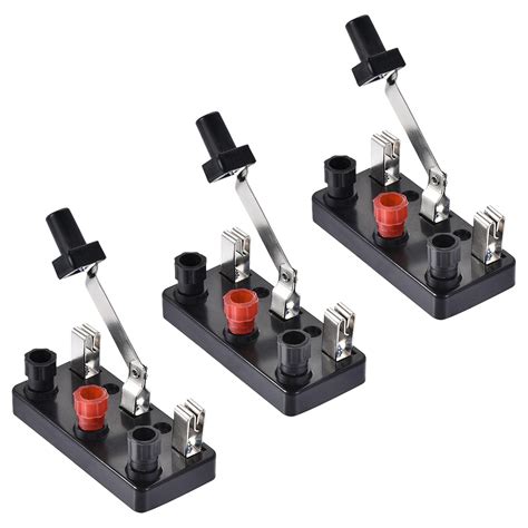 Uxcell Set of 3 Black SPDT Single Pole Switches for Physics India | Ubuy
