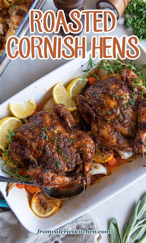 Roasted Cornish Hen | Poultry recipes, Cornish hen recipe, Chicken ...