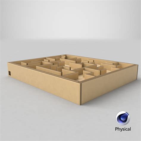 Board Game Marble Labyrinth from Cardboard 3D Model $29 - .3ds .blend ...