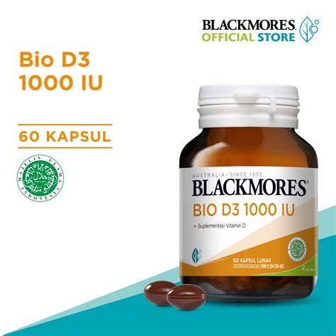 Jual Blackmores Bio D3 1000 Iu [60 Kapsul] Di Seller Blackmores Official Store - Gudang Blibli ...