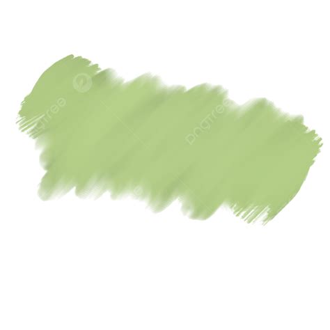 Pastel Brush Strokes Hd Transparent, Pastel Green Color Brush Stroke ...