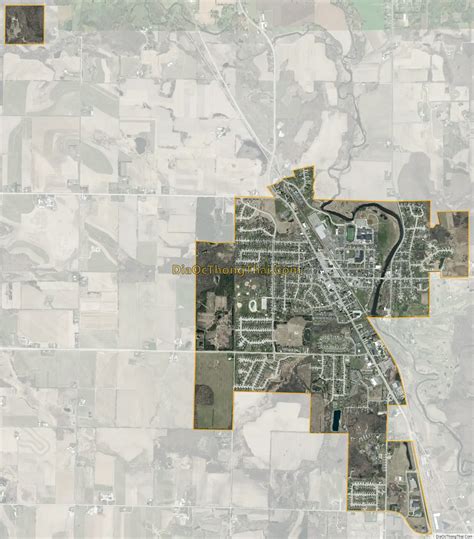 Map of Kewaskum village - Thong Thai Real