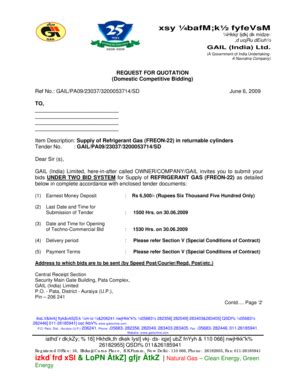 Fillable Online Item Description: Supply of Refrigerant Gas (FREON-22 ...