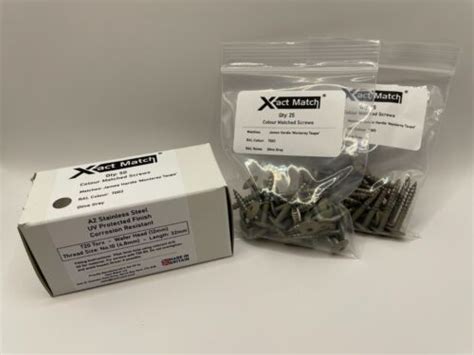 Buy 50x LIGHT MIST Colour Matched Cladding Screws James Hardie RAL 7035 ...