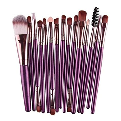 Buy Homely 15pcs/set Pro Soft Makeup Brushes natural-synthetic hair ...