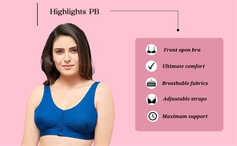 Naidu Hall Women's Full Coverage Cotton Front Open Saree Bra for Women ...