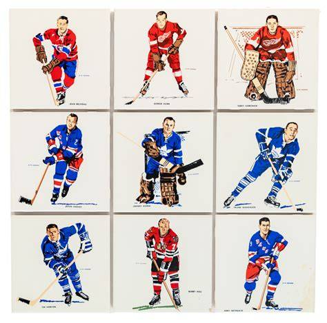 Lot Detail - 1962-63 H.M. Cowan/Screenart NHL Hockey Tile Starter Set ...