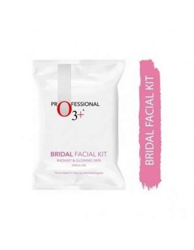 O3+ bridal facial kit - single use