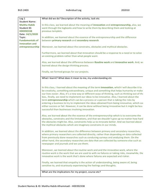 Image result for Logbook Sample