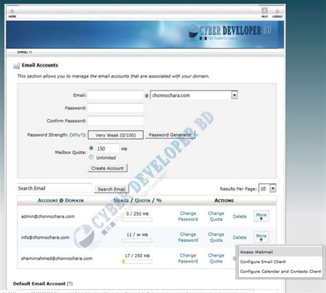 Accessing Webmail 的图像结果