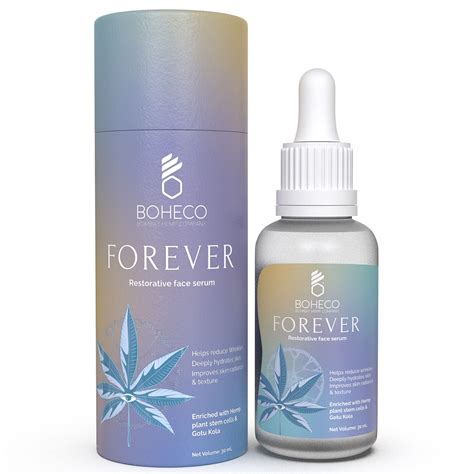 Boheco FOREVER Restorative Face Serum - 30ml with Hemp Stem Cell ...