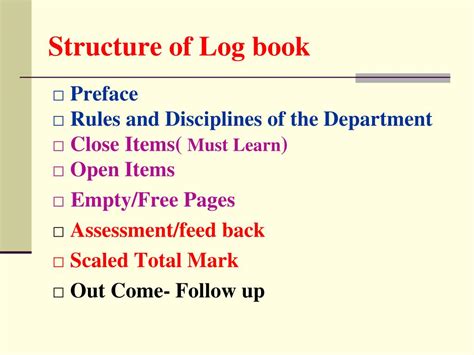 Image result for Log Book Tutorial