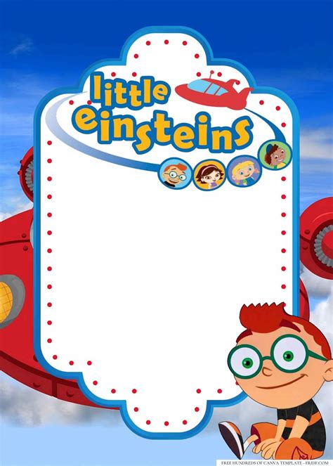 Little Einsteins Invitation Little Einsteins Birthday Card