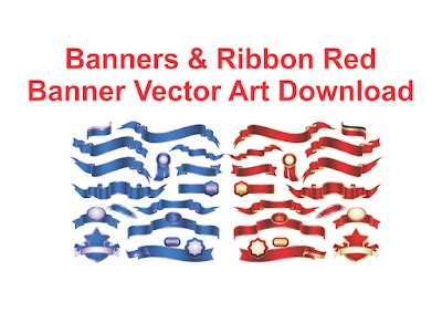 Banners & Ribbon Red Banner Vector Art Download